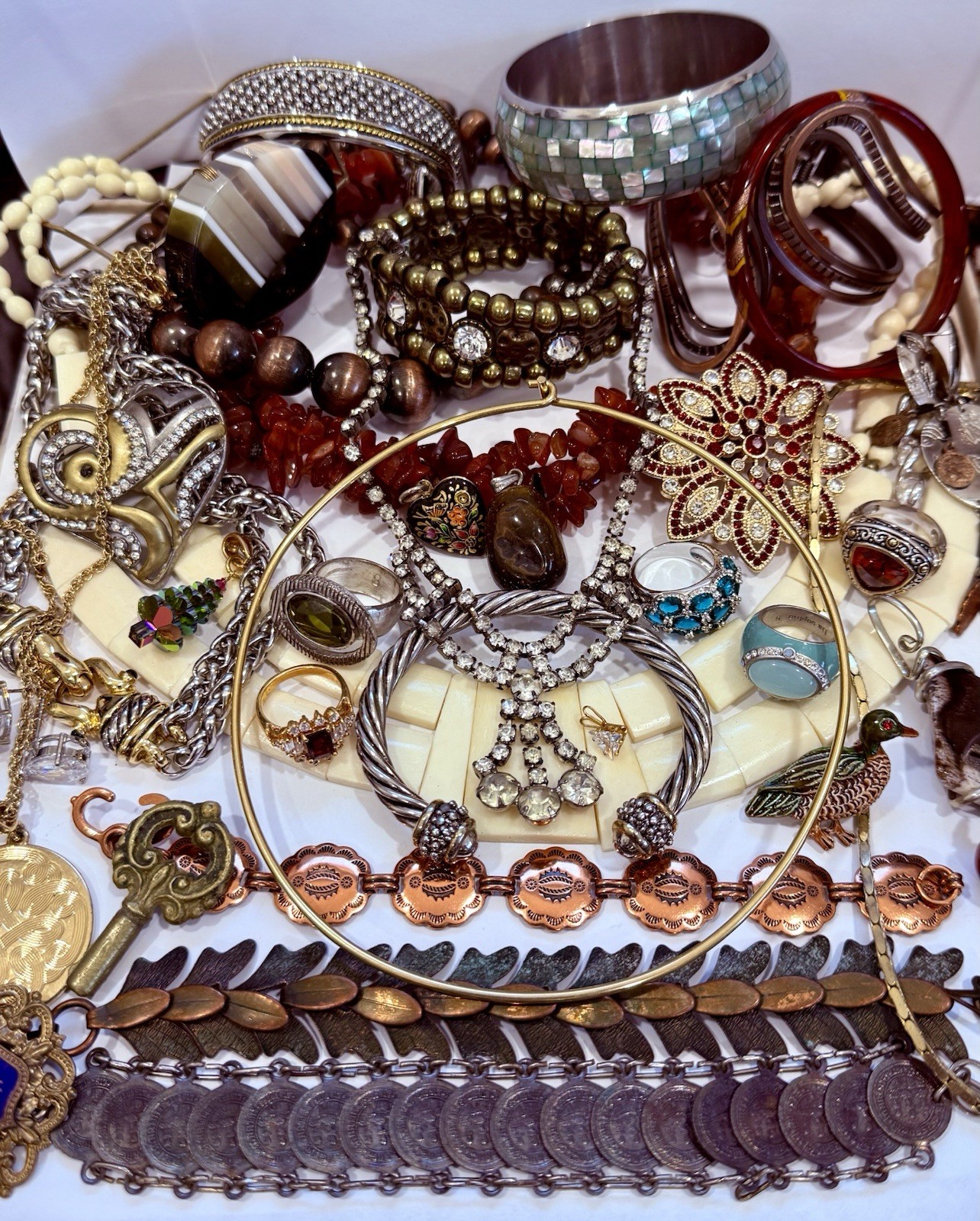 Vintage Estate Costume Jewelry Lot! AVON, MONET and more!