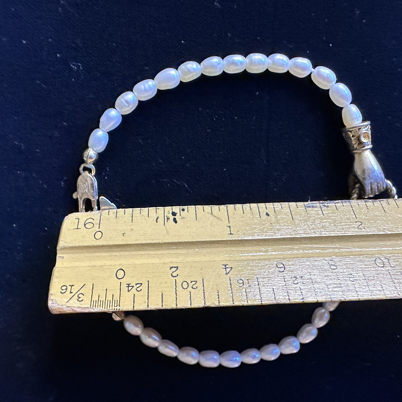 Missoma X Harris Reed 18k Gold Plate/ Natural Pearls In Good Hands Bracelet READ