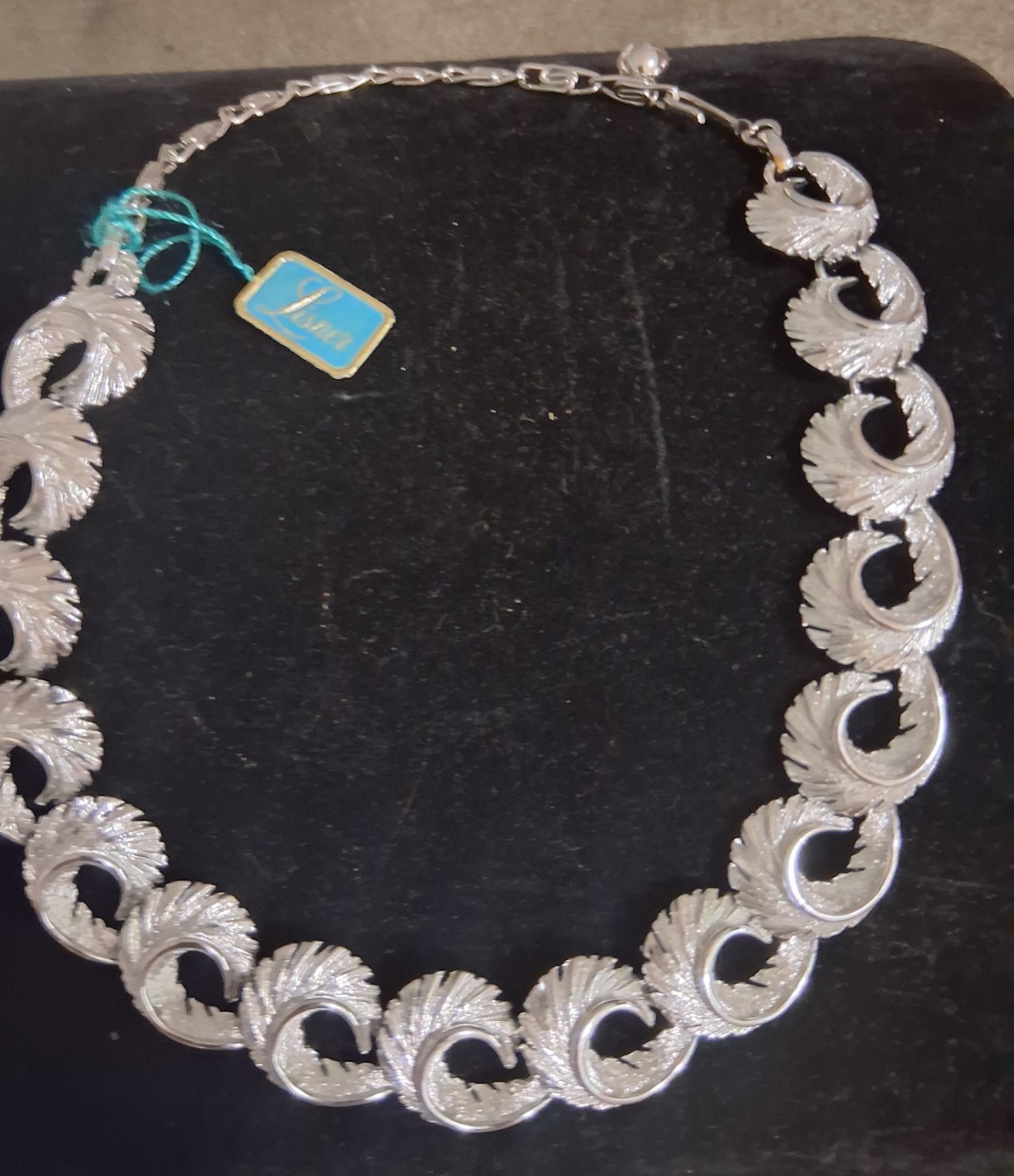 Listner Silver Tone Vintage Necklace With Tag