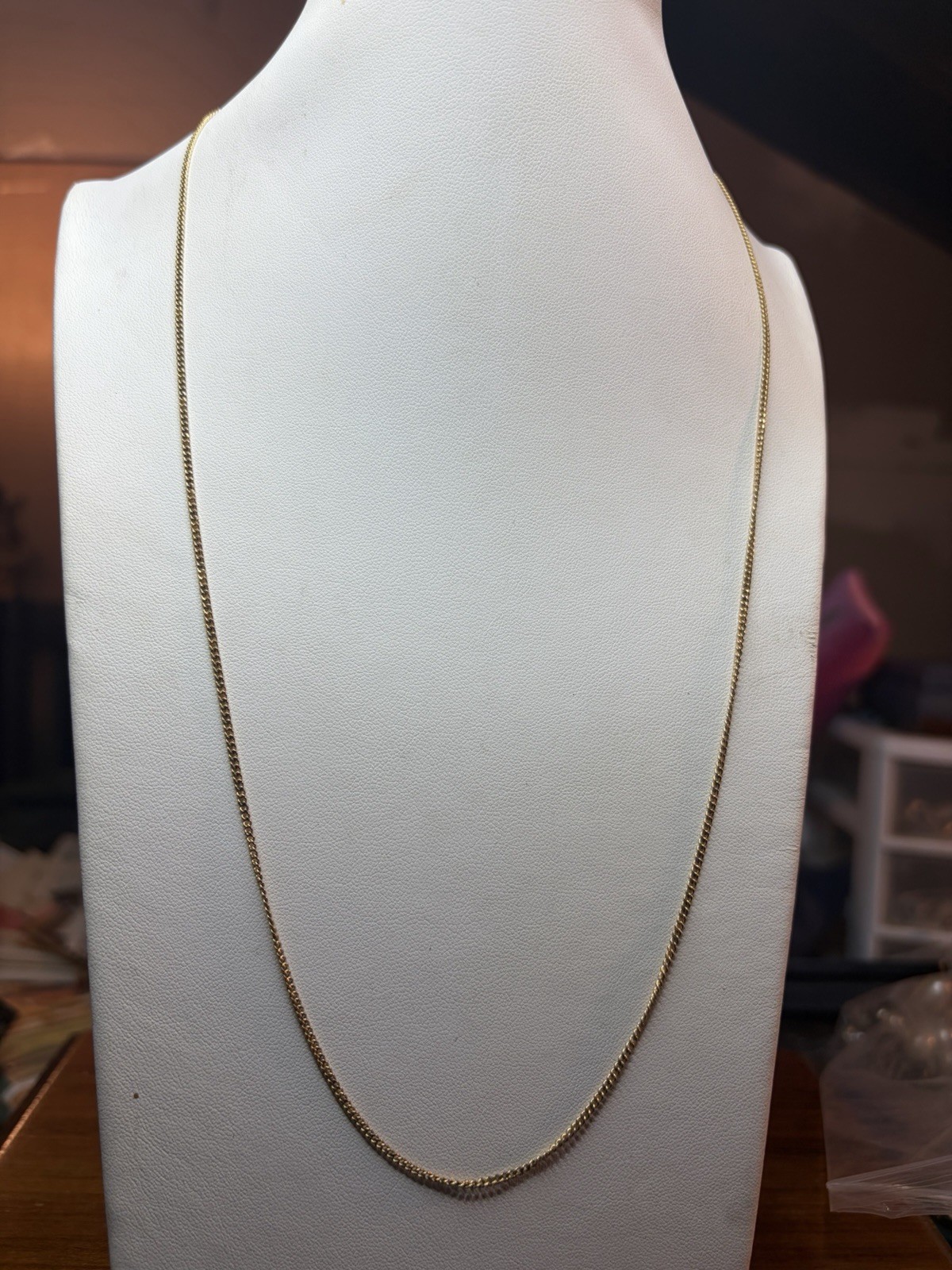 Vintage ACO 1/20 12K Gold Filled Chain Necklace 20in Yellow Gold Tone