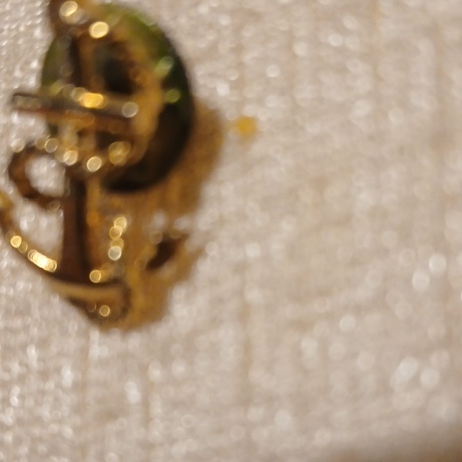 Gold Tone Nautical Anchor Lapel Pin / Tie Tack, No Stone, Unisex Adults