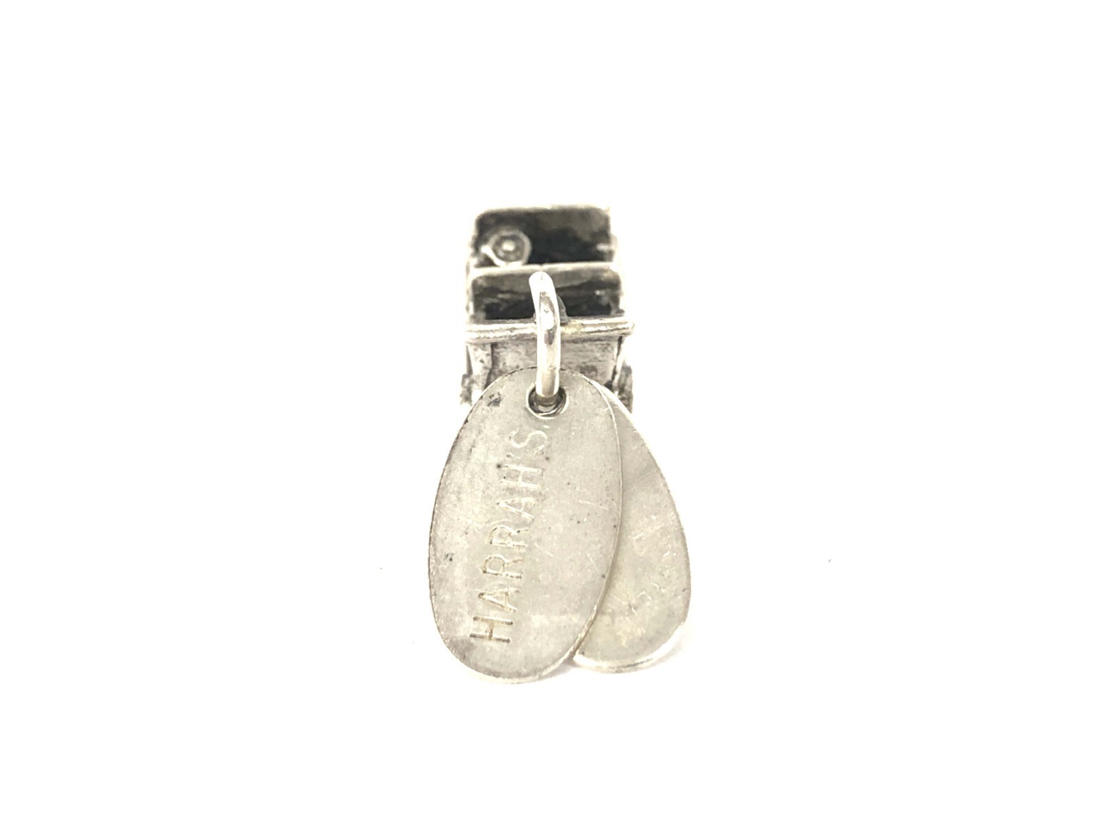 Model T Charm Harrah’s Charm w Tags Solid 925 Sterling Silver .75″ Pre-Owned