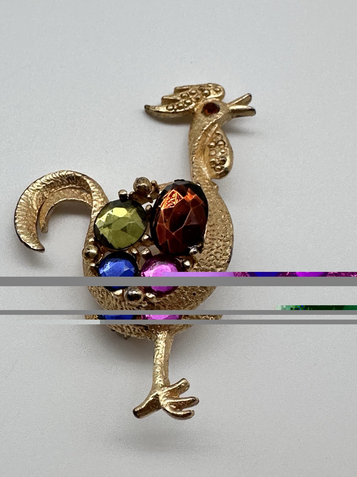 Vintage Townley Rooster Brooch