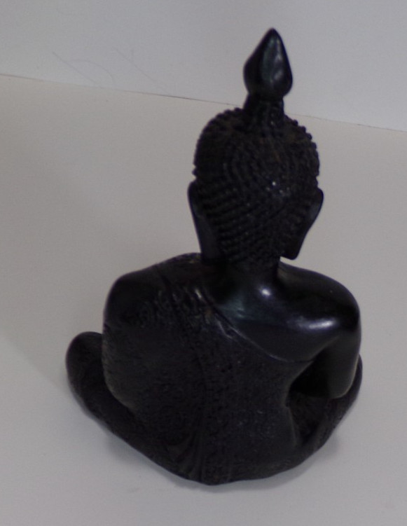 SEATED BUDDHA FIGURINE STATUE 4.5″ x 6″ 14 OZ j88cr V88CR CL88CR