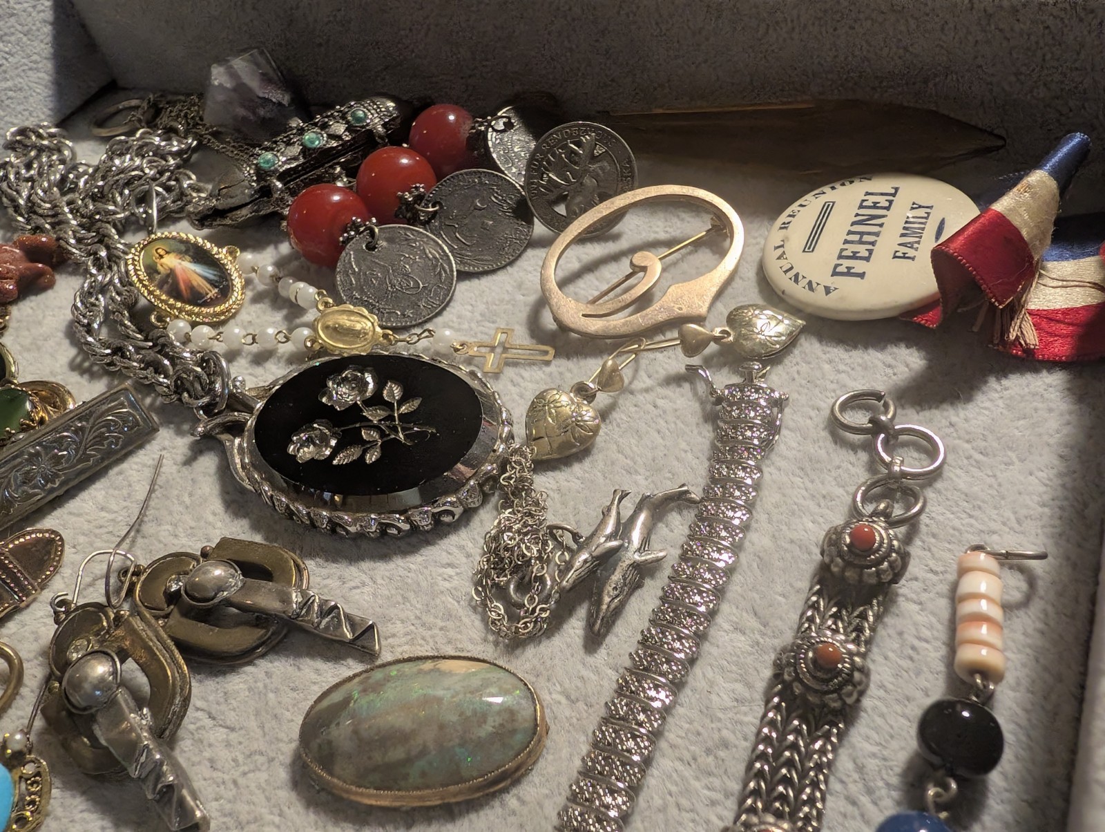 43 Vintage Unusual Wearable Collectible Craftable Jewelry & Nice Items Lot! 925