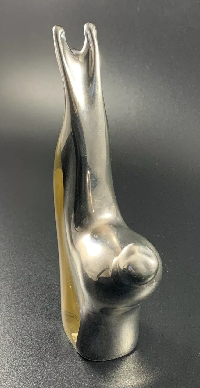 Glass Llama Figurine Sterling Inlay Animal Fine 925 Peru 6