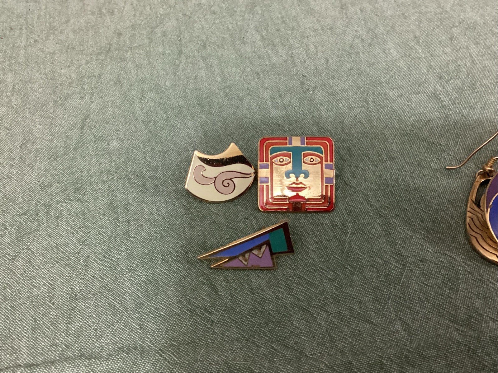 Laurel Burch 16 Single Earrings Lot: Cats, Bird, More