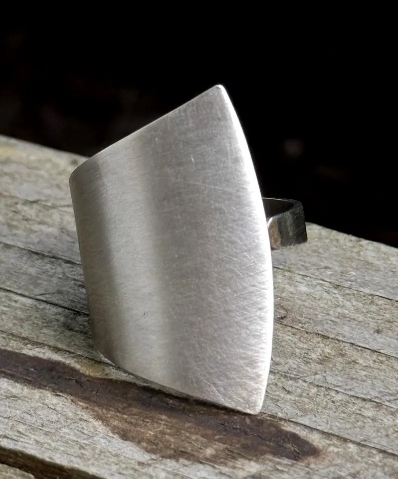 vintage artisan ring sterling silver 925