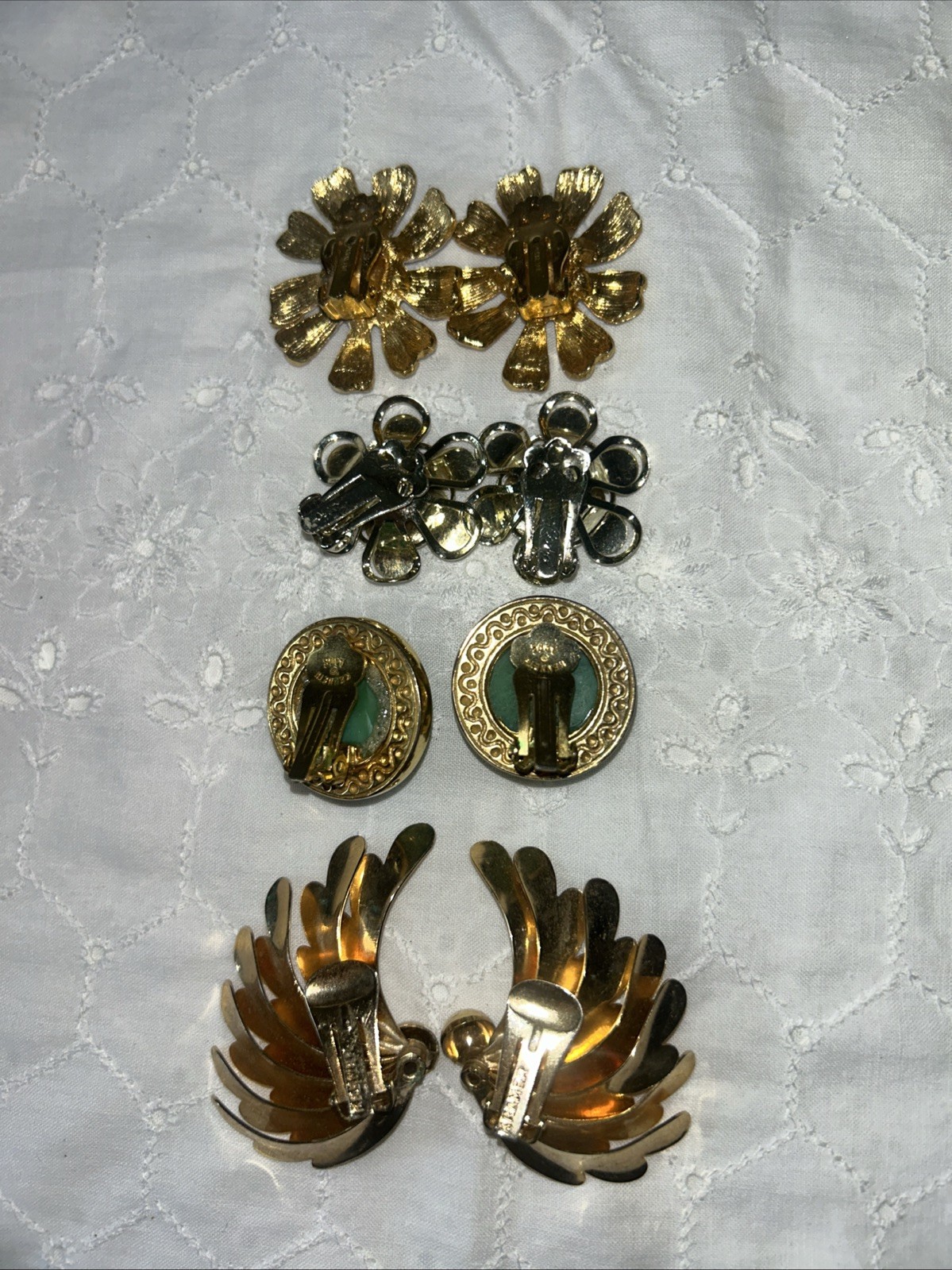 Vintage Costume Earrings- Park Lane Coro Kenneth Lane Kramer -4 Sets