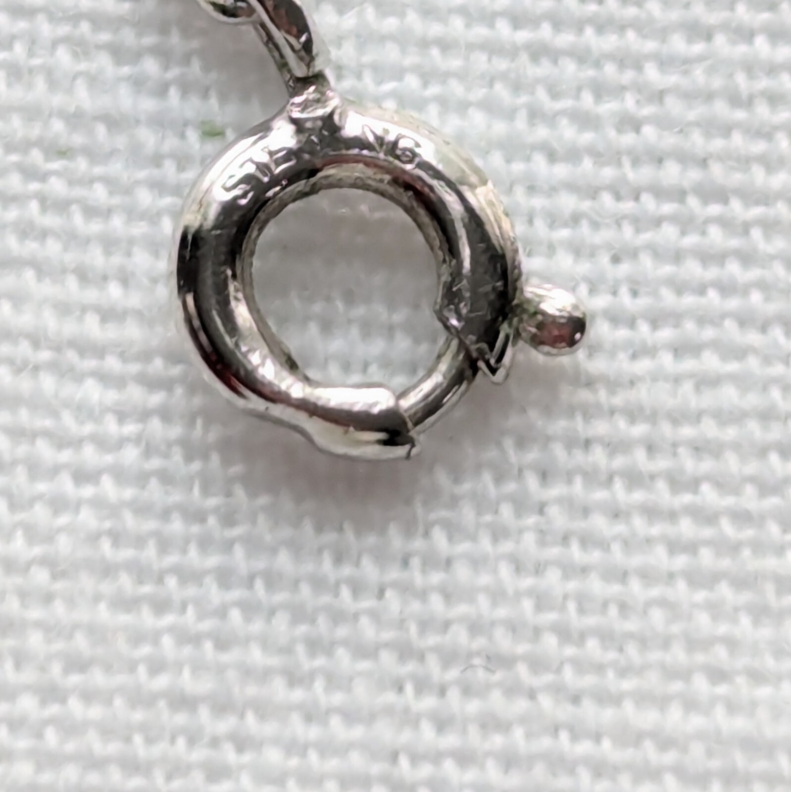 ID Identity Bracelet 925 Sterling B.A.P. Silver Dainty Vintage Jewelry 9″