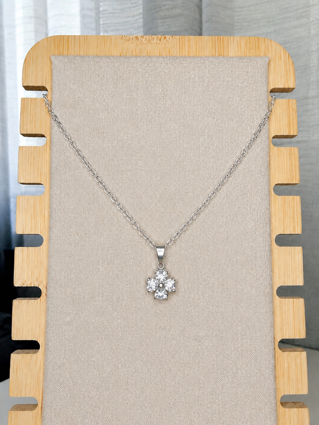 Silver Stainless steel necklace