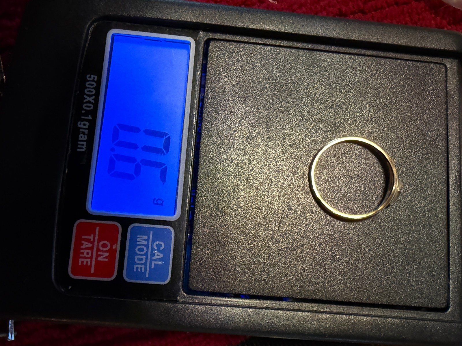 Antique Kidde Kraft Solid 10KT Size 3 Ring Rose Cut Diamond NOS NOI 0.6 grams