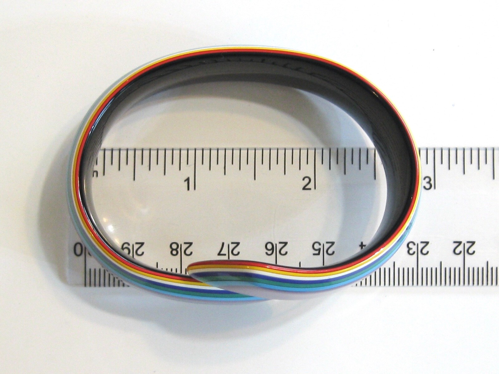 COLORFUL RETRO VINTAGE BYPASS WRAP LAYERED CELLULOSE ACETATE BANGLE BRACELET