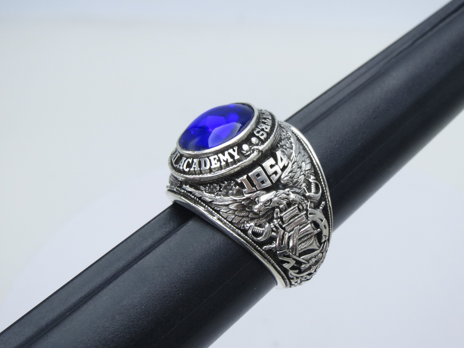 SILVER 925 , GREAT RING , 1954 , naval , ARRIVE IN 14 WORKING DAYS IF US , US 10