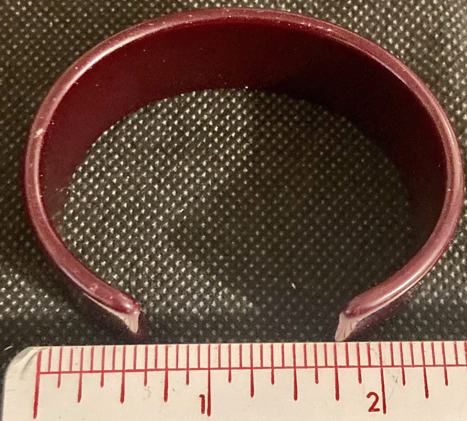 Vintage 1960’s Thick Lucite Bracelets 2 3/8″ For Small Wrists Set of 4