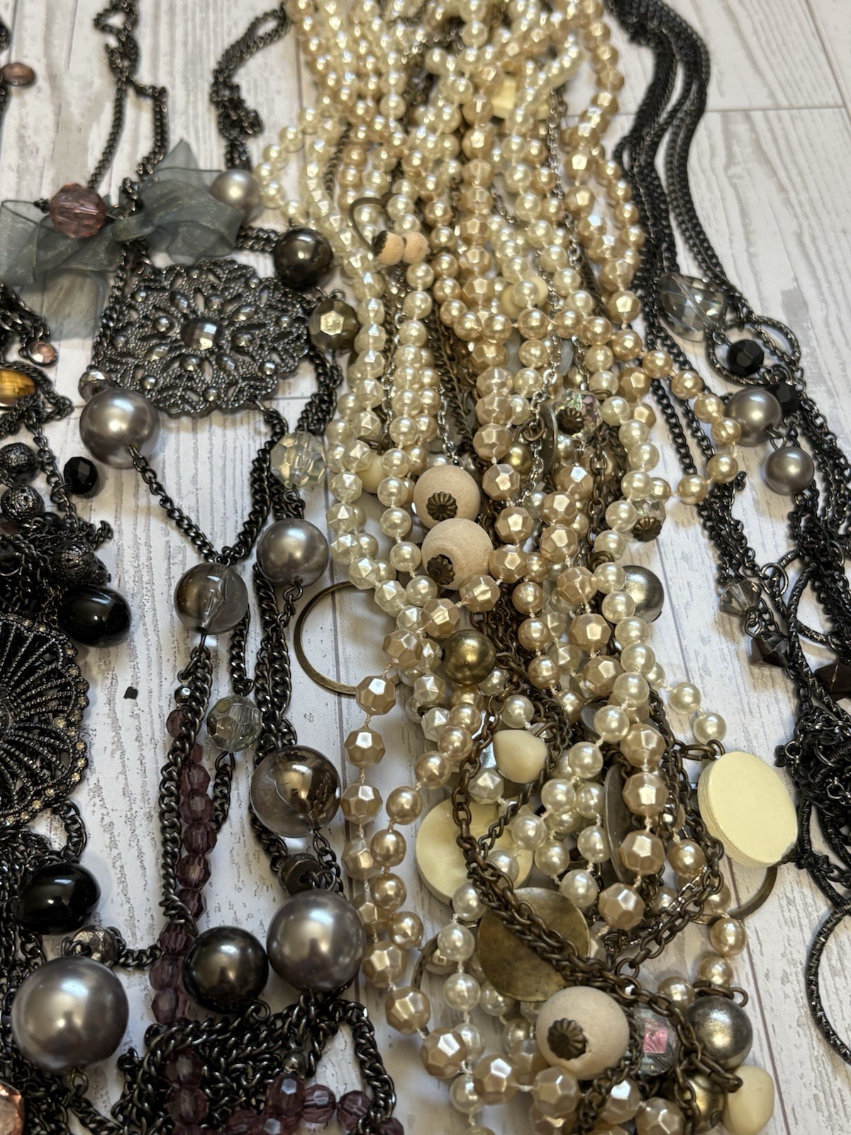Express Fashion Necklace Lot Mixed Styles Chains Pearls Statement Boho Trendy