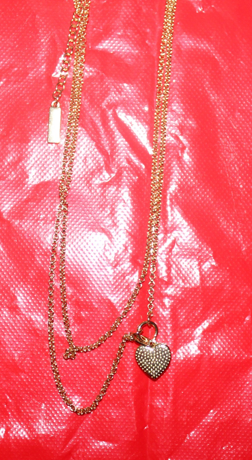 Sugarfix by Baublebar Nickel Free Necklace with Pink Heart Pendant *NEW*