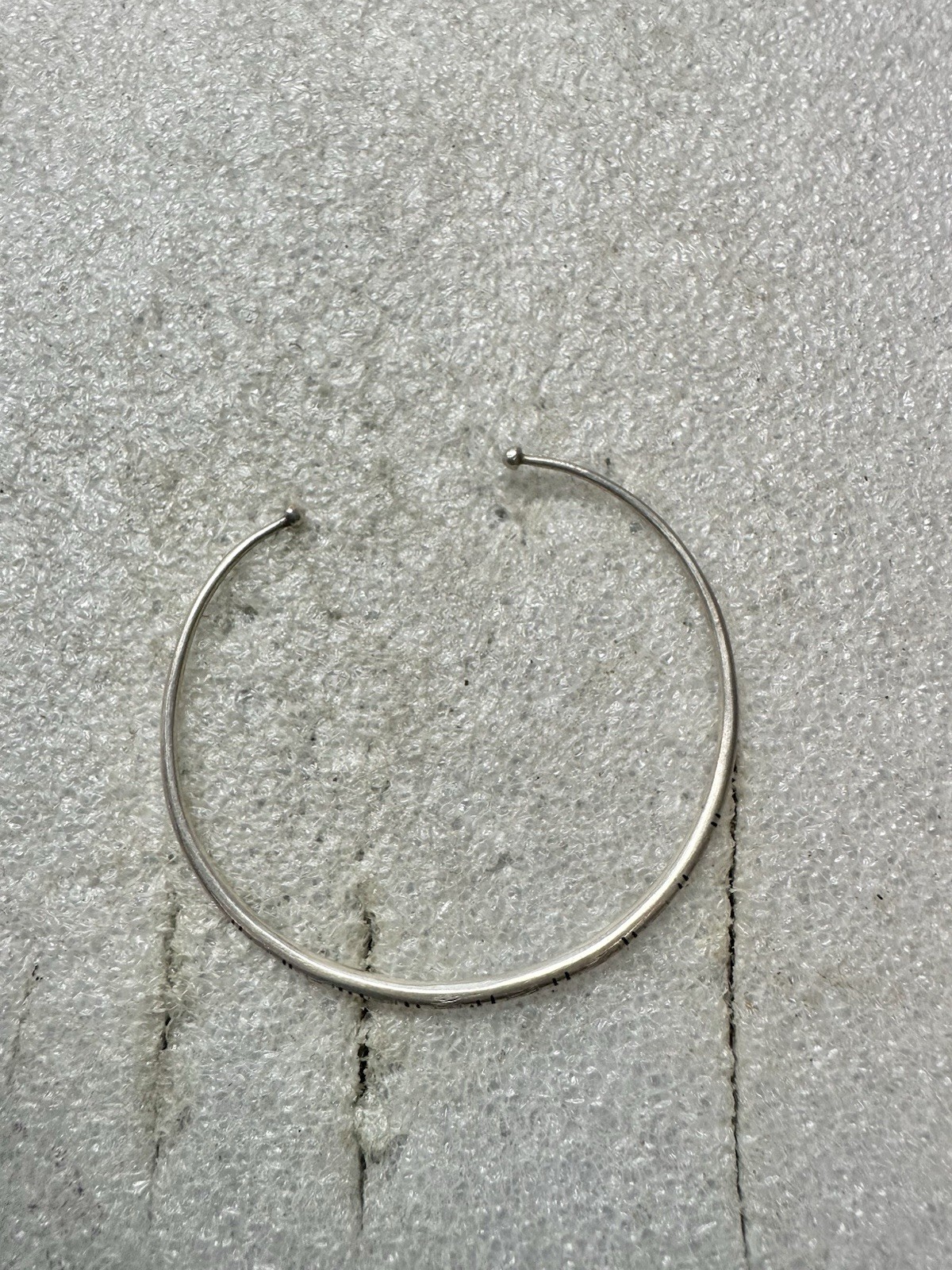 Vtg N.A. .925 Sterling Silver Cuff Bracelet