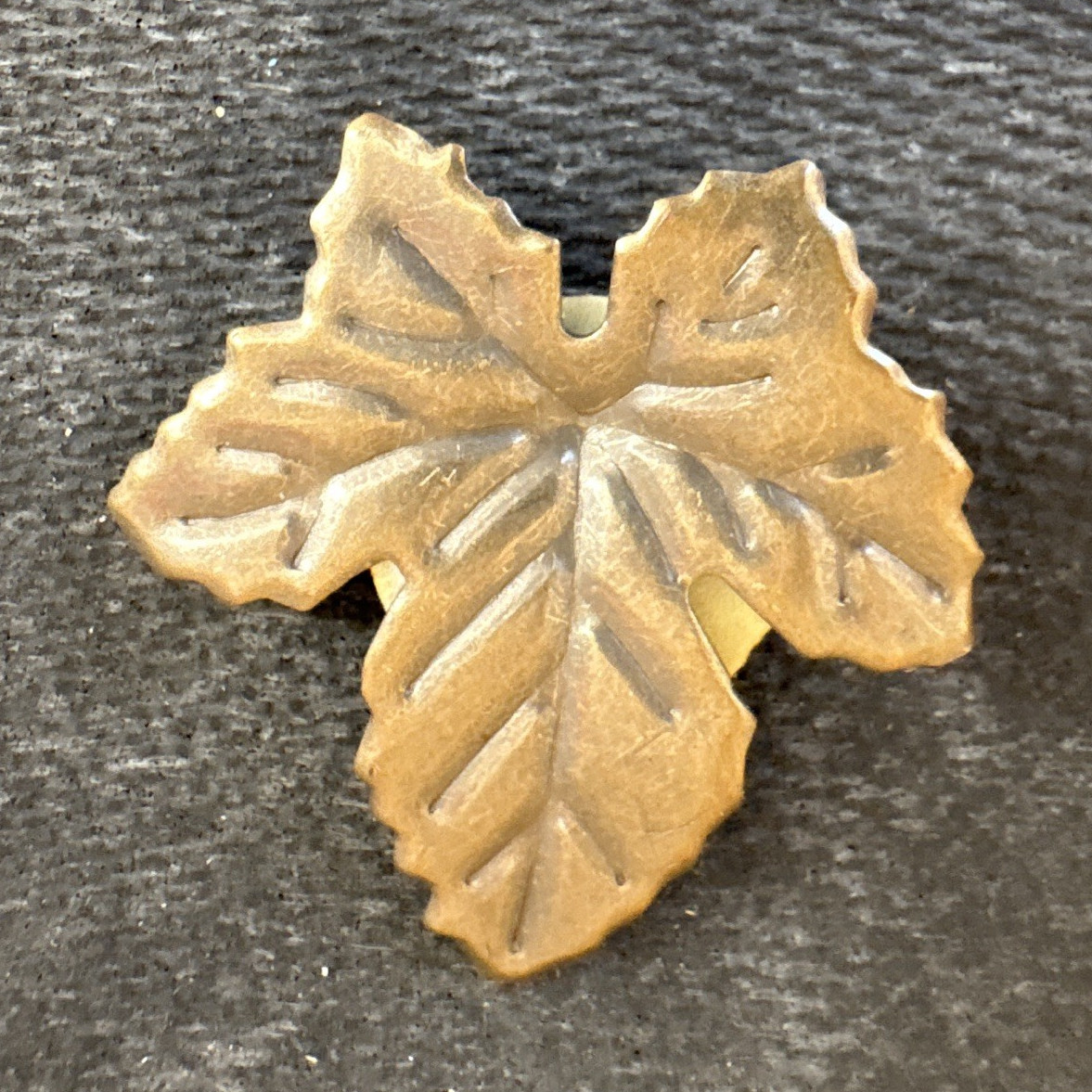 Leaf Shaped Metal Magnet 1 inch