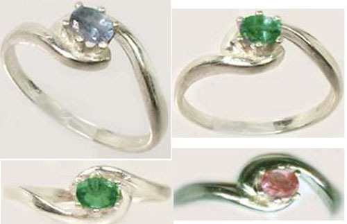 Antique 19thC 1/3ct Alexandrite+Ring Russia Natural Color-Change Genuine Handcut