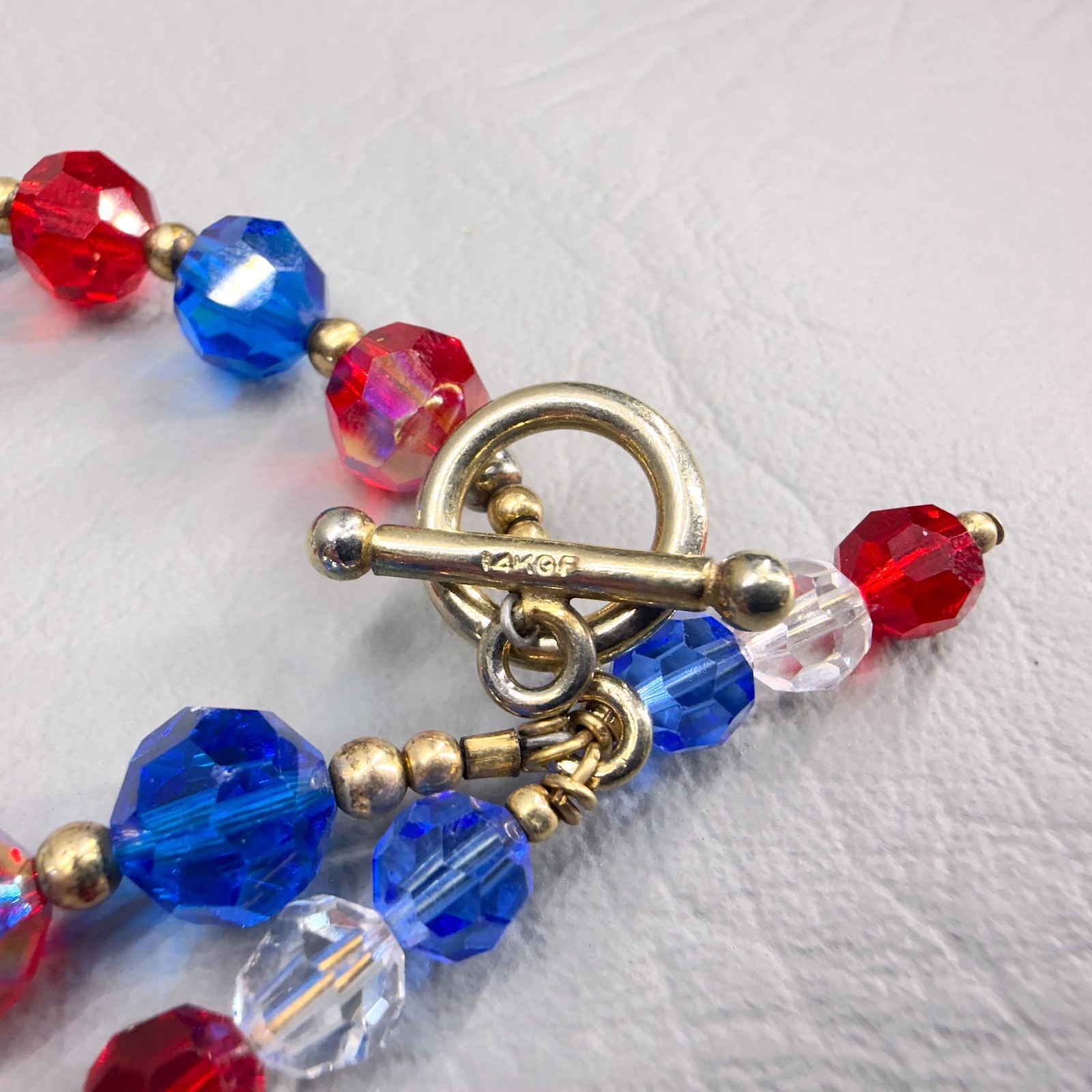Patriotic Jewelry Lot Earrings Bracelet Joan Rivers Brooch