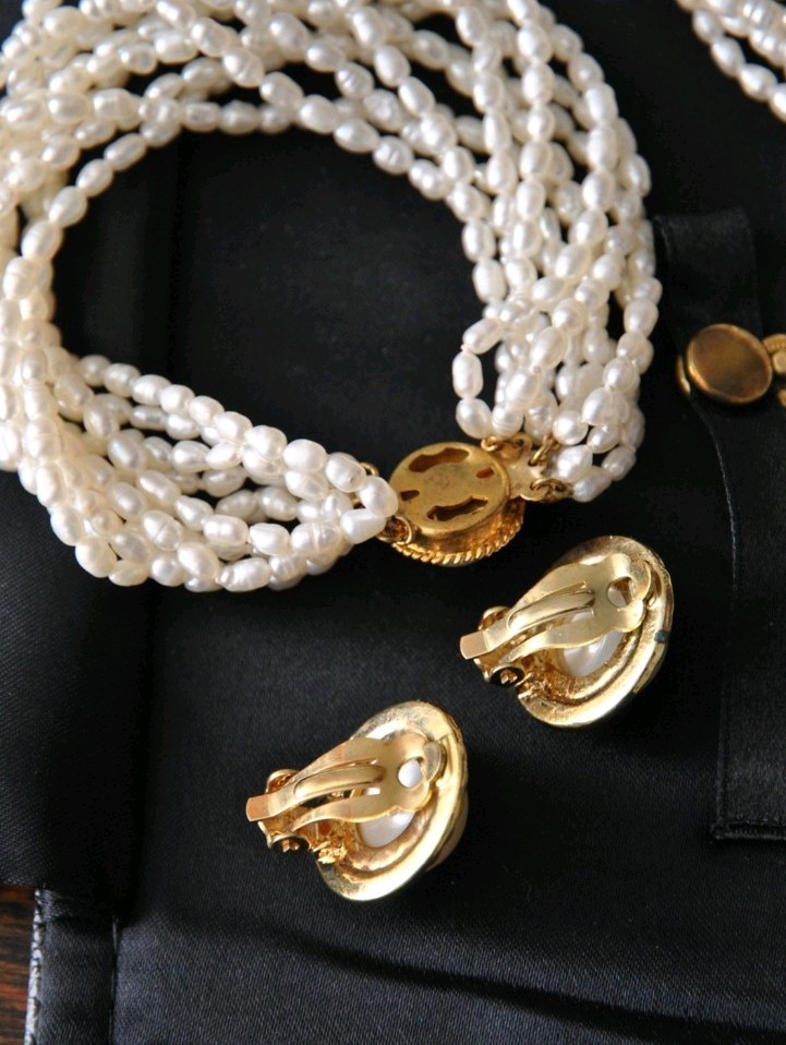 Vintage Andre Piasso Freshwater Pearl Suite