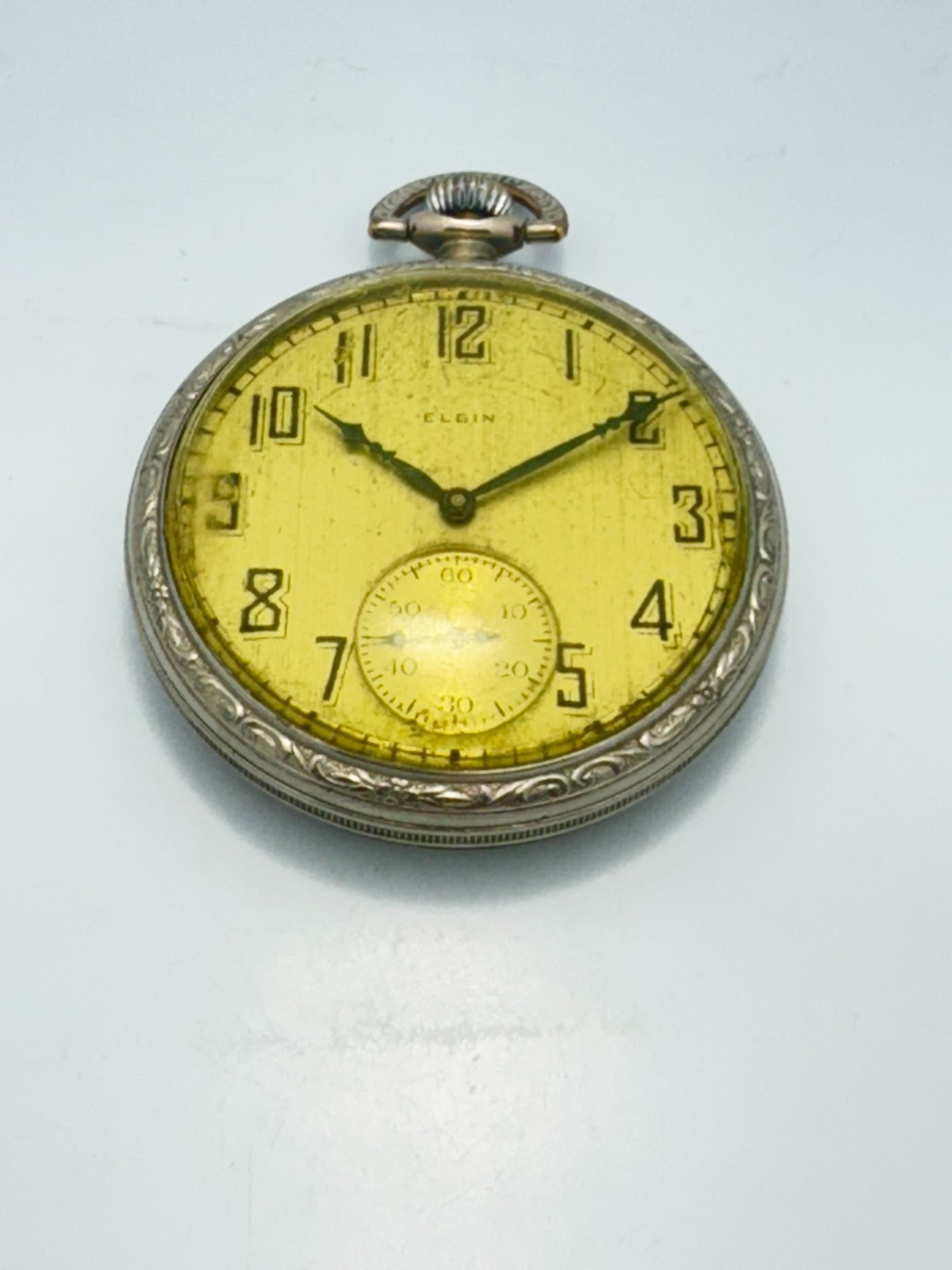 Vintage Elgin Pocket Watch 5857552 Regal Case B&B 28504464