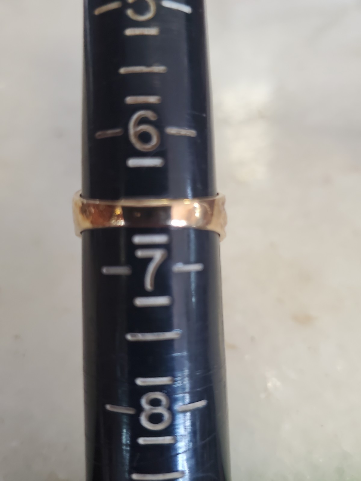 Vintage 14K Gold Plated Nugget Ring Size 6.5