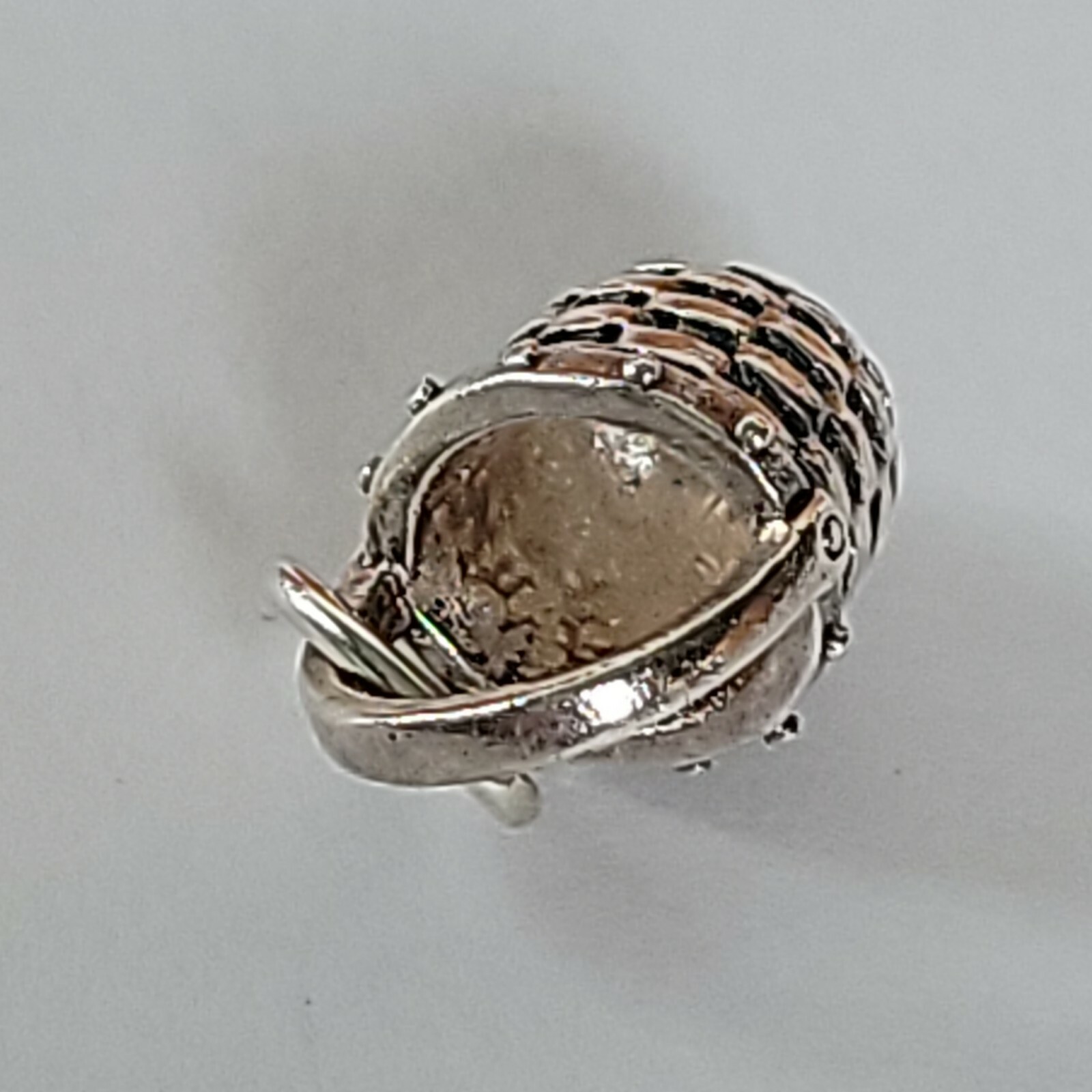 Brown County Baskets Apple Basket Mini Charm Sterling Silver