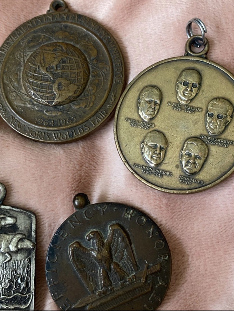 Mix Military Necklace Pendant Lot Of 5