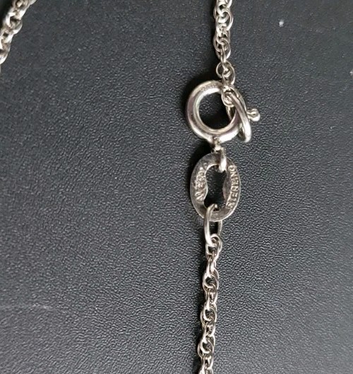 Retired James Avery Sterling Silver Hummingbird Pendant Necklace & Original Box