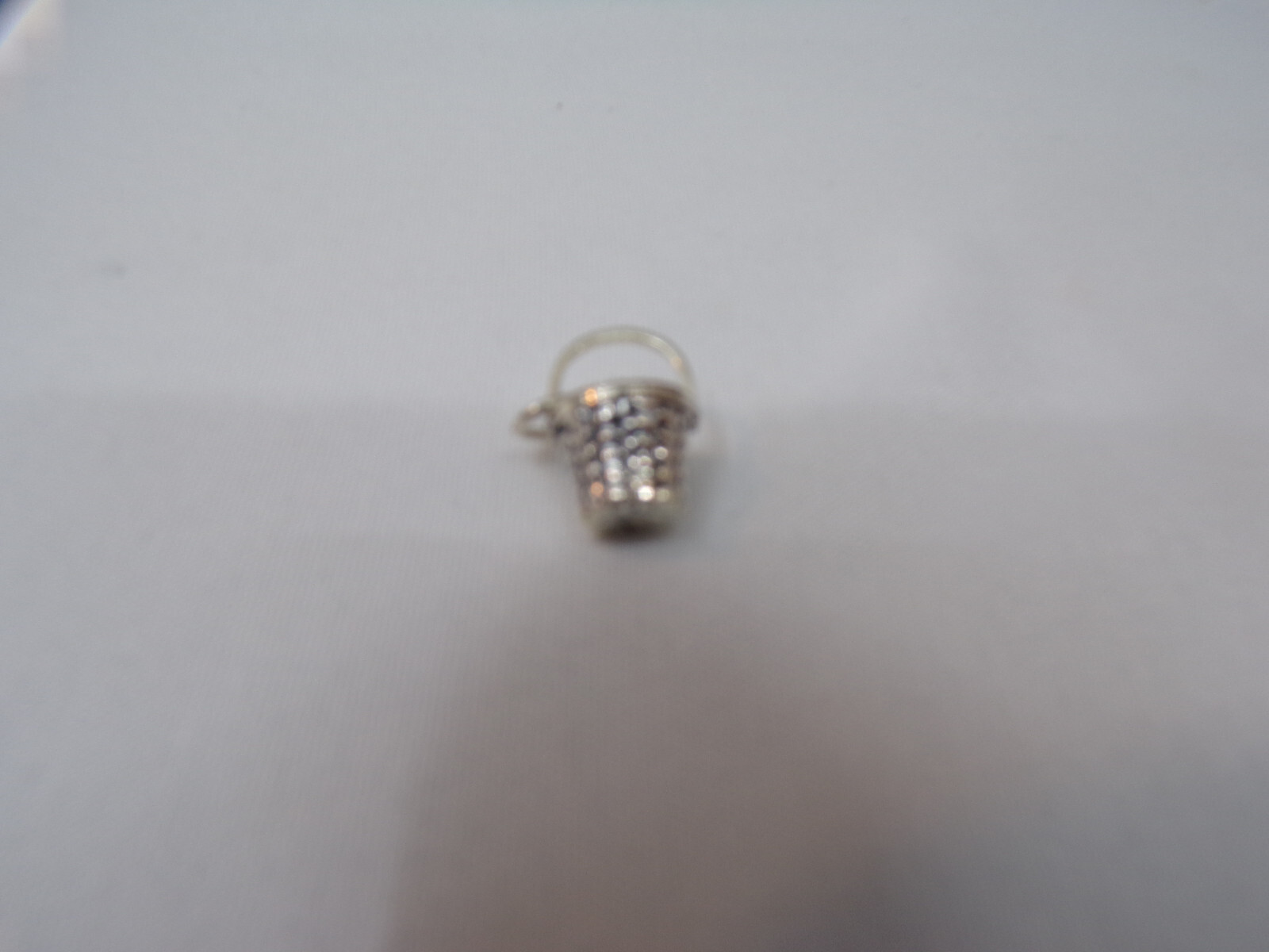 Vintage Brown County Baskets Sterling Silver Measuring Basket Charm D