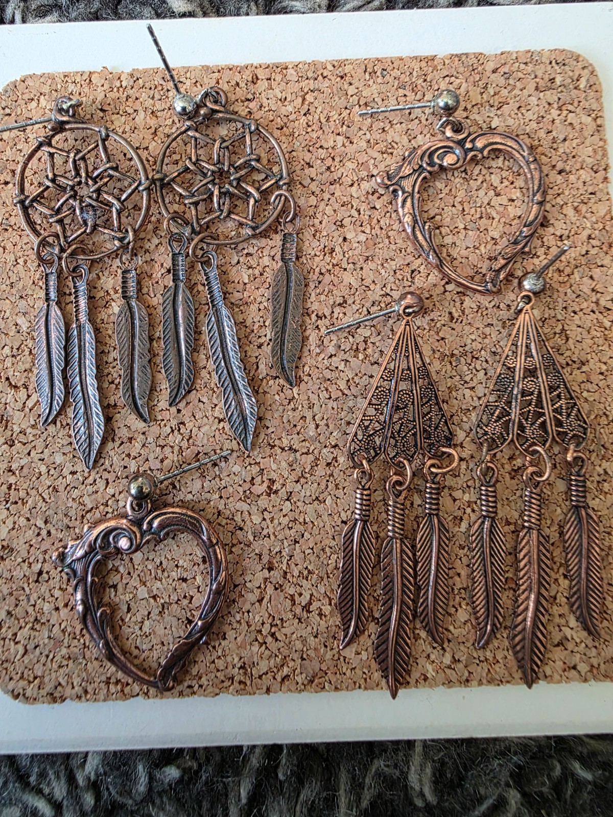 Vintage Earring Lot set of 3 gold perfect for any occasion
