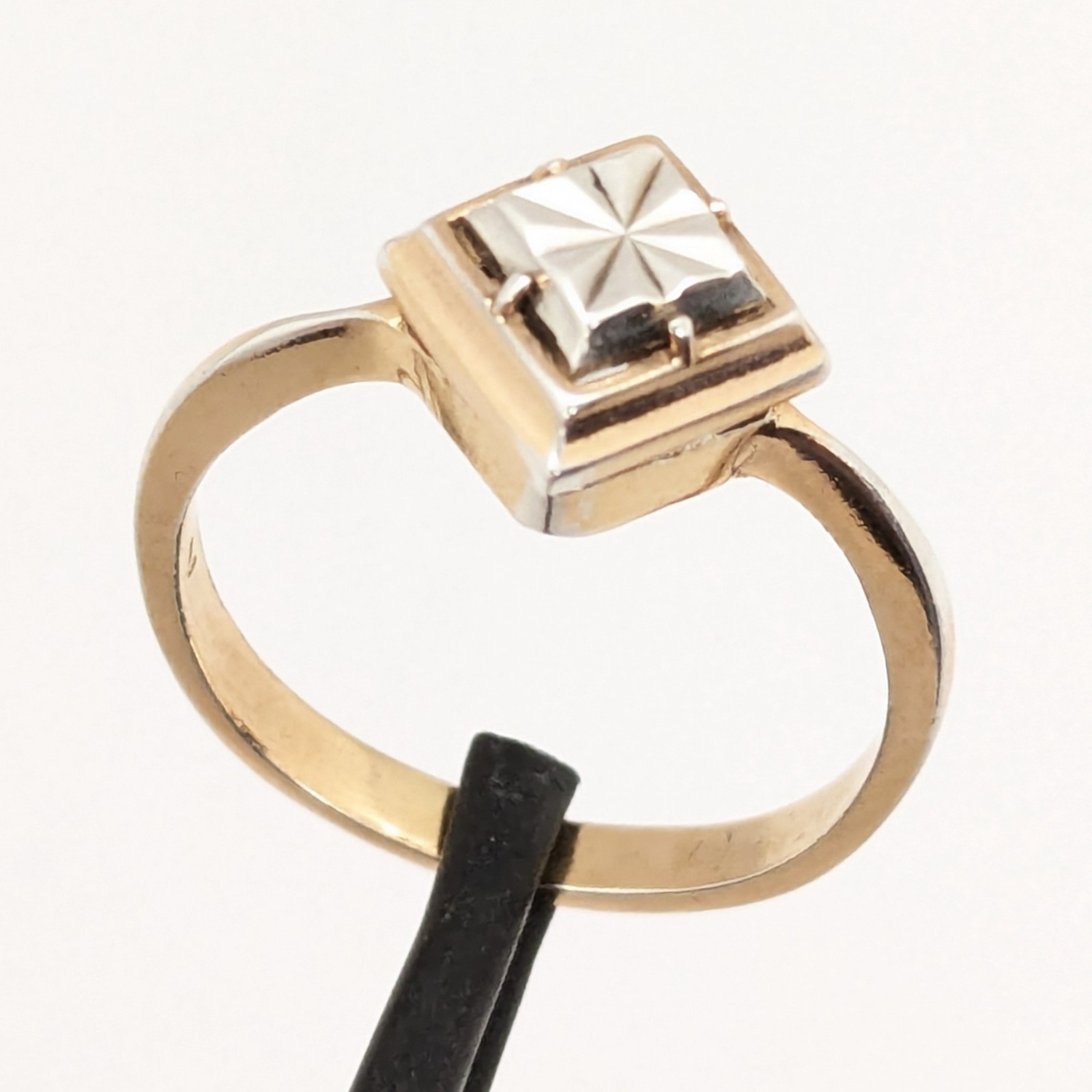 Vintage Elegant RING Silver 925 with bright pattern -size: 7US (17.5mm)| UA #132