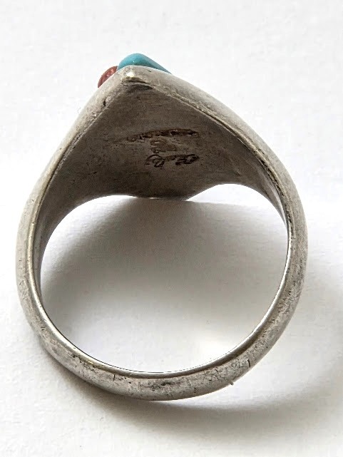 Vintage Multi-stone Ring in Sterling Silver, 1960’s, Vintage Jewelry