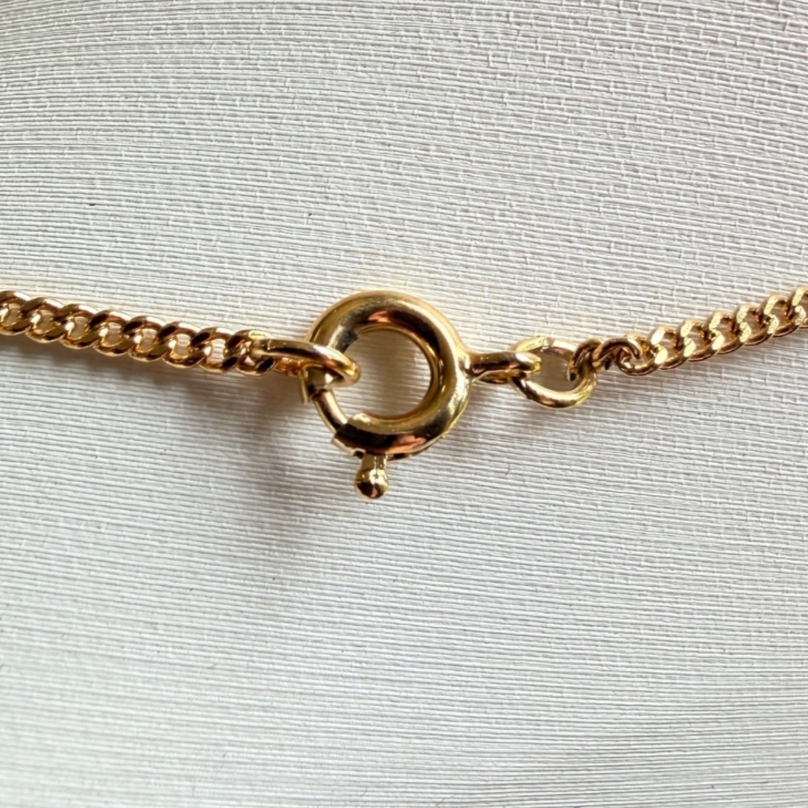Vintage Green Gold Scarab Necklace Genuine Stone Pendant 1970s