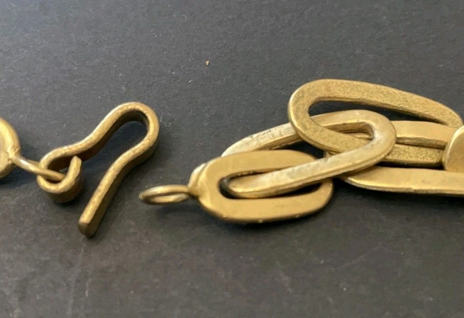 Vtg Kalevala Koru Nukkekääty Doll Chain Necklace 20 Charms Signed RC Rolled Gold