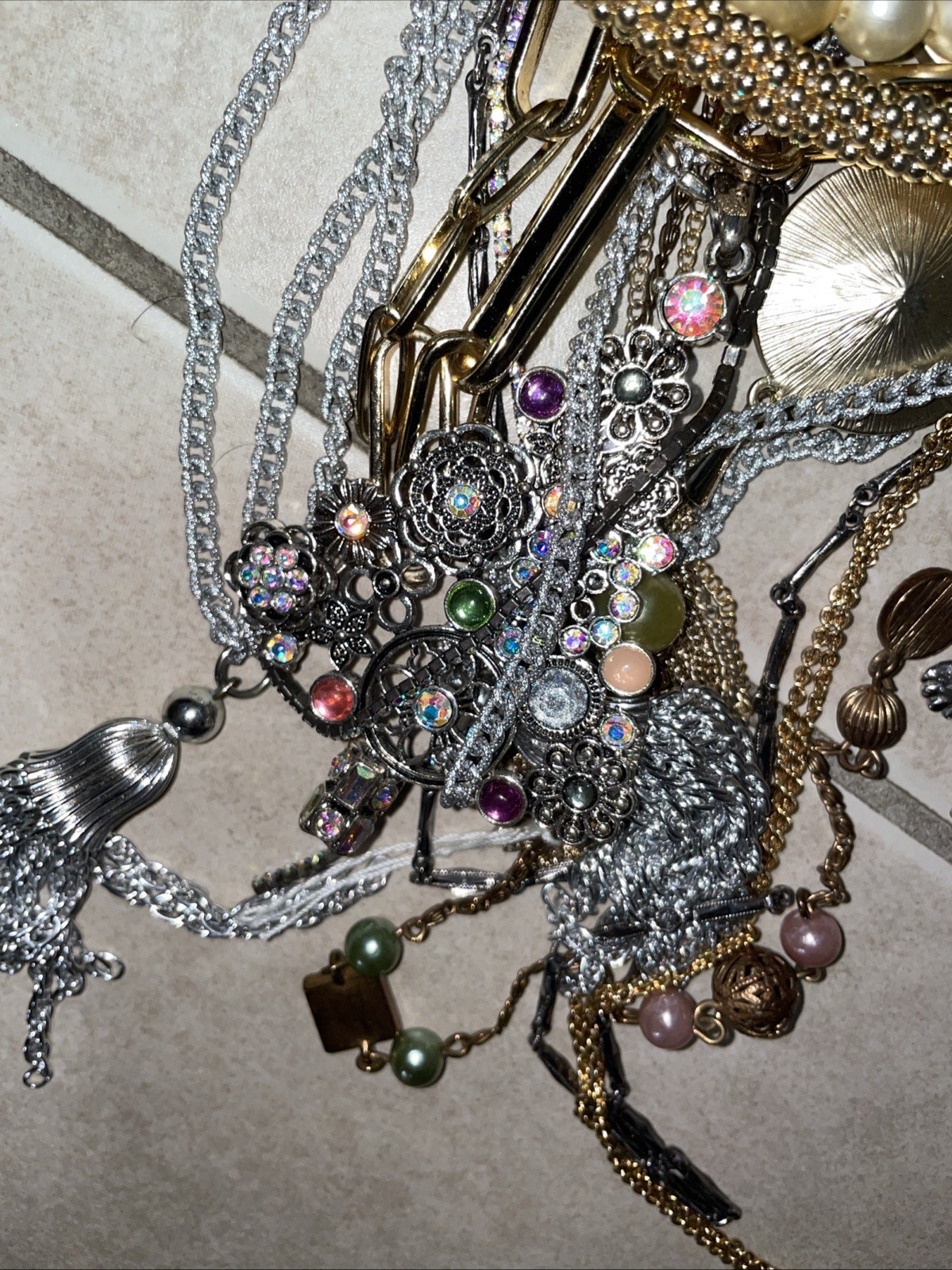 vintage necklace lot See Pictures