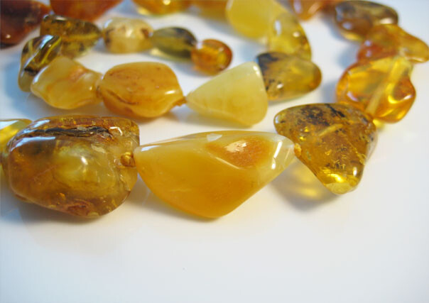 Genuine Massive Amber Beautiful Baltic Amber Necklace 22 inches !!!