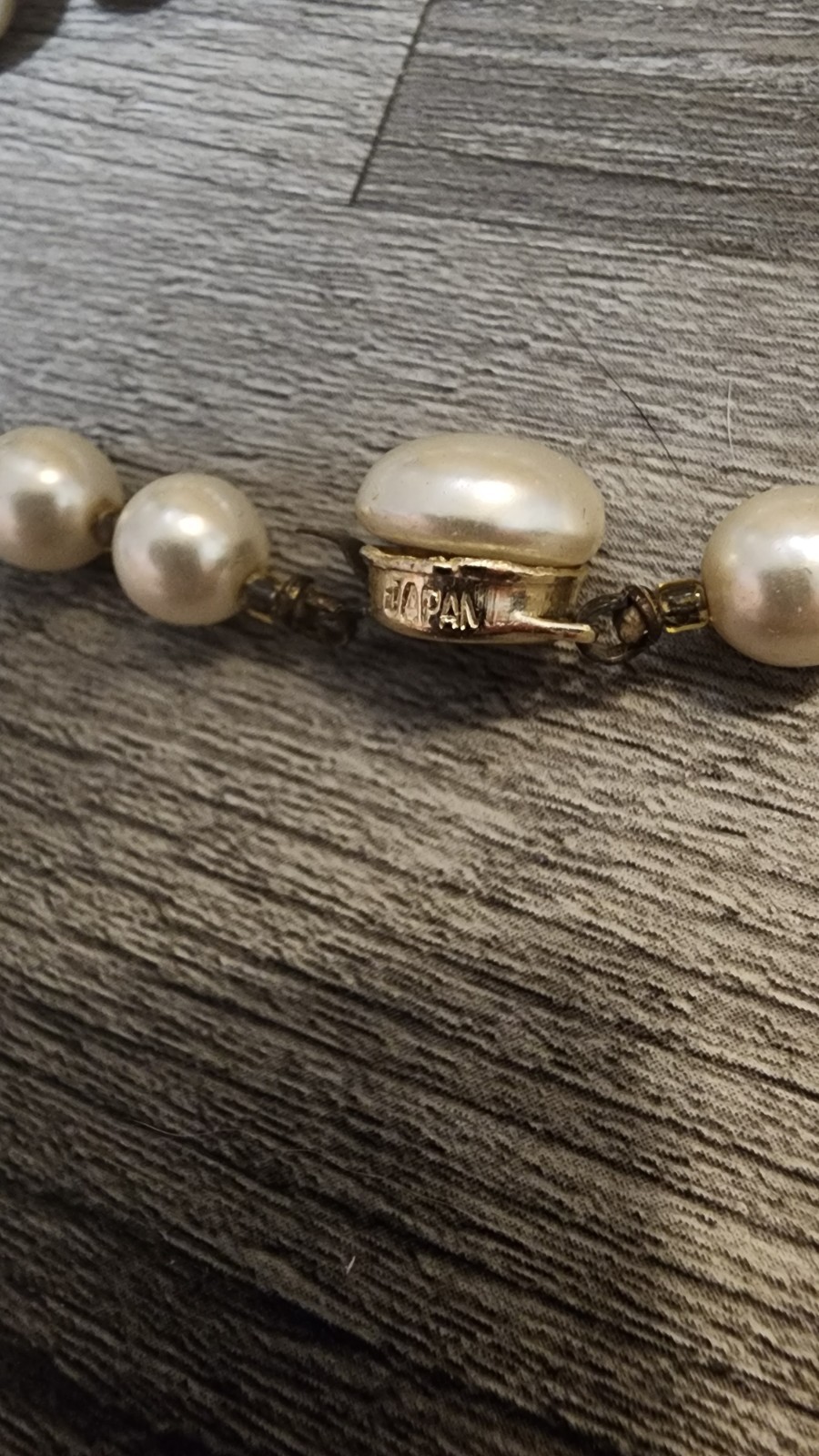 Super Long Japan Beaded Faux Pearl Necklace 53″ Vintage
