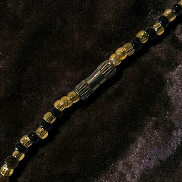 Vintage Genuine Tiger’s Eye Graduated Bead Necklace Barrel Clasp