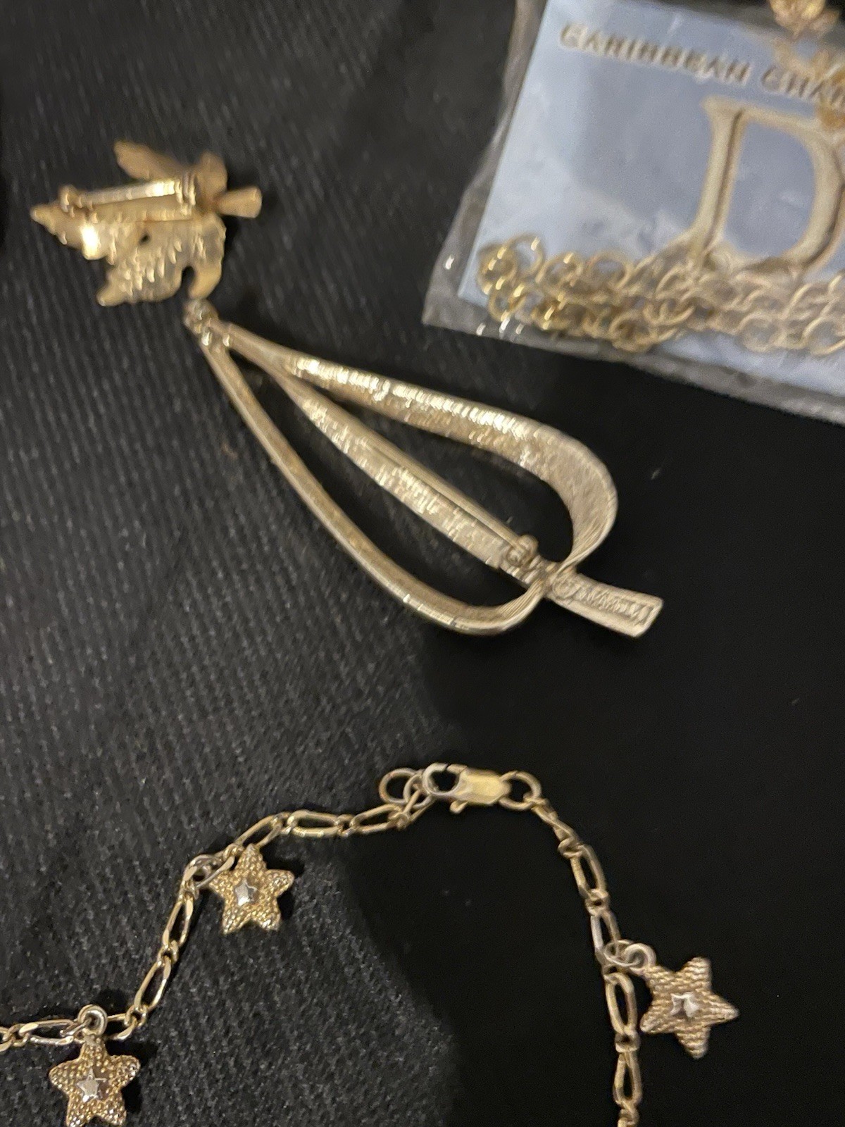 Lot Of Gold Tone Jewelry See Pictures Details/Wear