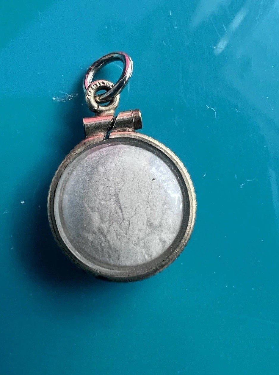 Vintage 1/20 14kt Gold Filled Shaker Locket Charm Pendant Filled With Unknown C9