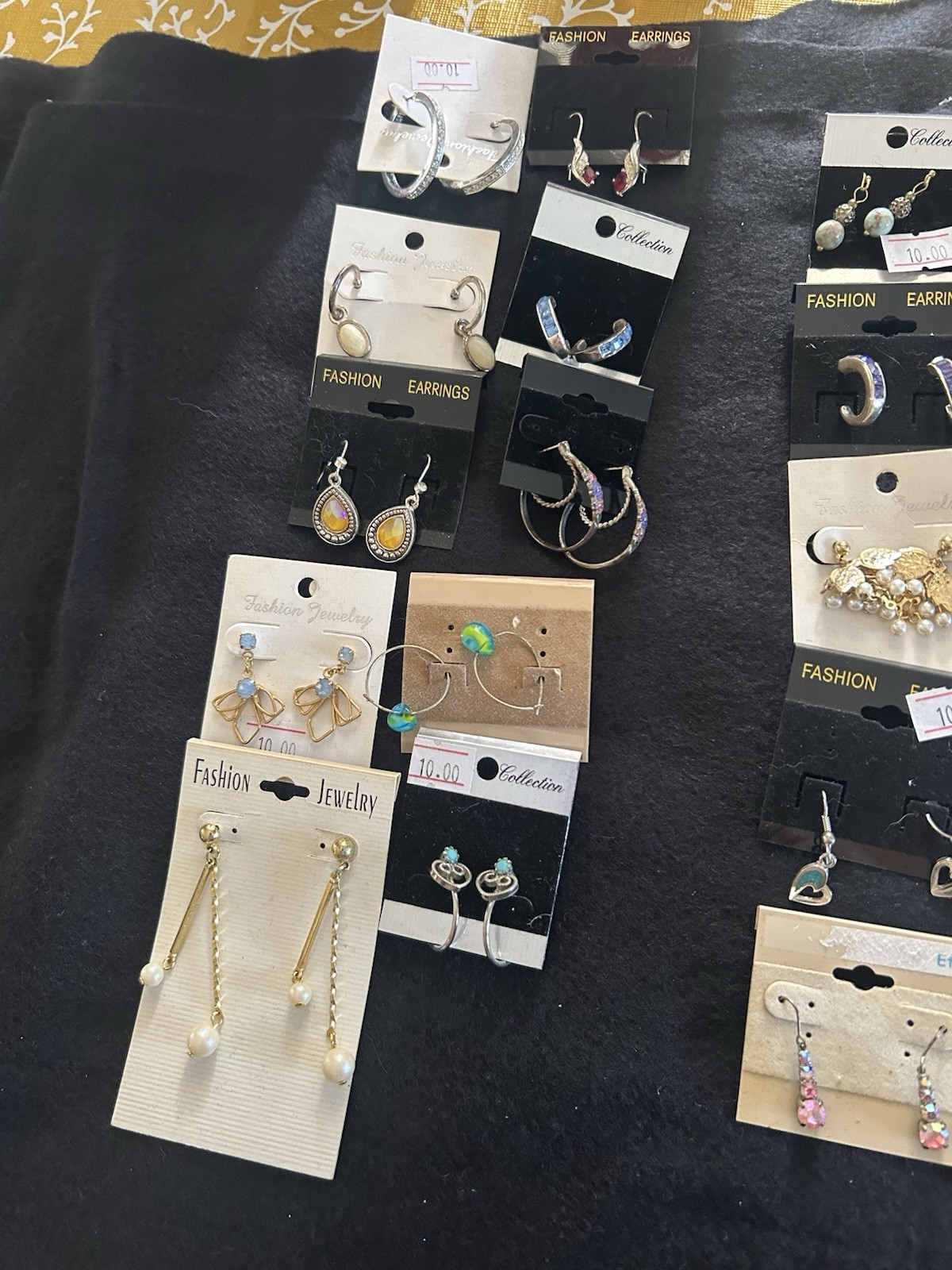 Lot Of 32 Assorted Pairs Mostly Vintage Earrings For Pierced Ears