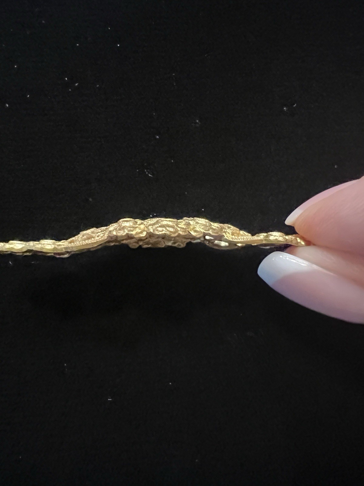 Vintage Floral Brass Stamping for Brooch/Pin/ Barrette Jewelry Making NOS