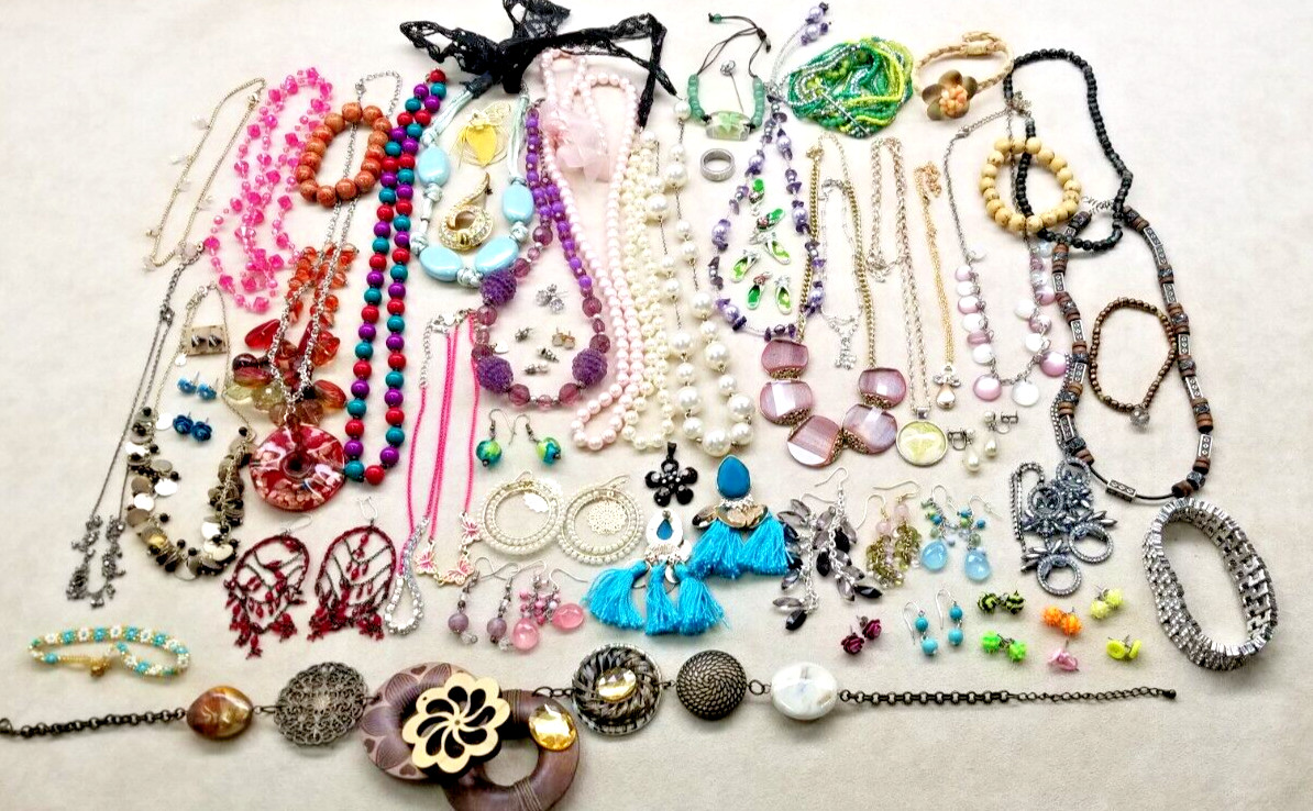 Estate Vintage To Now Junk Drawer Jewelry Lot Unsearched Untested -868 g