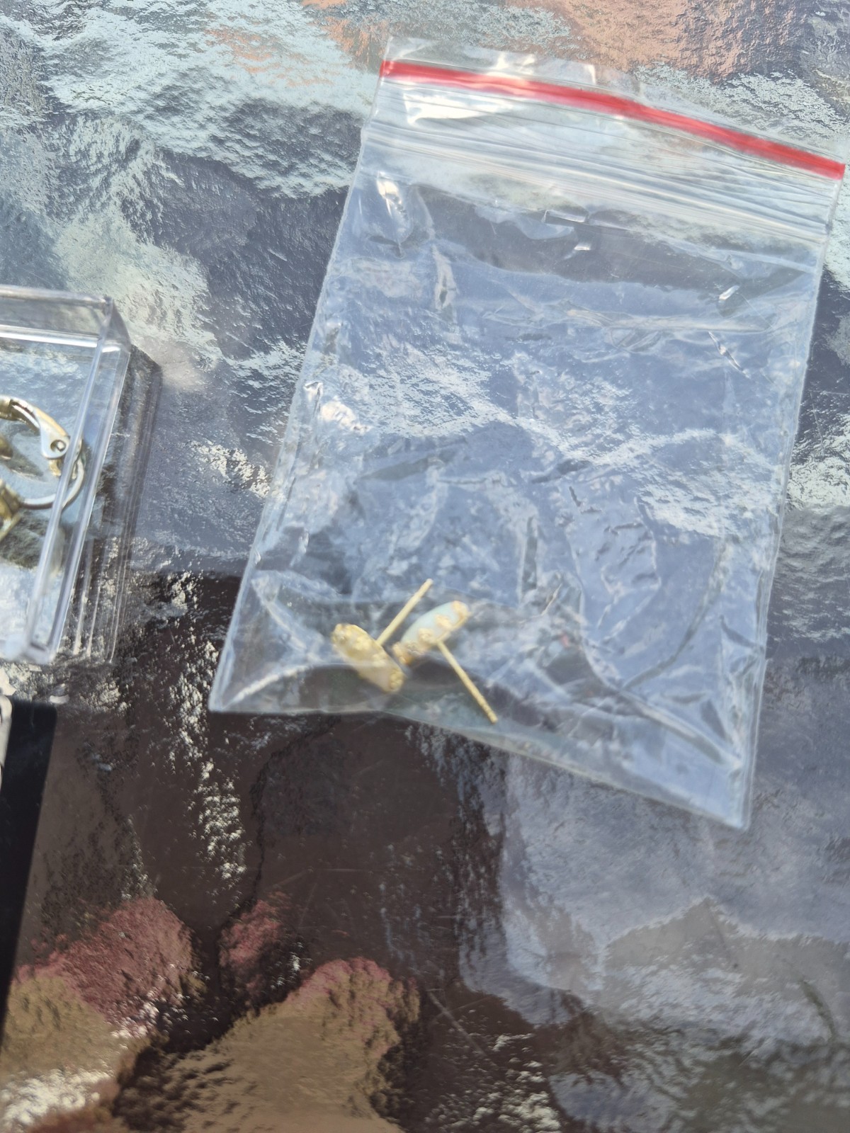 vintage sterling earrings and other pair we cant make out. Estate cleanout