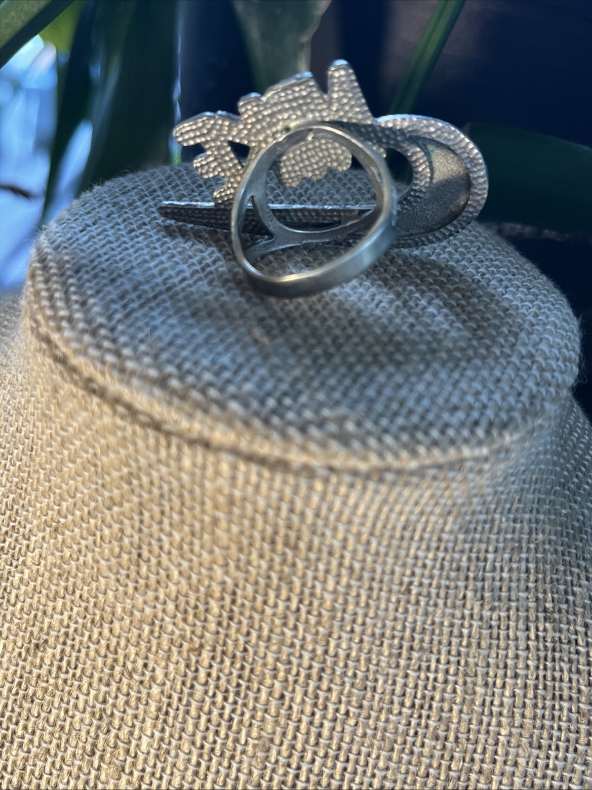 Vintage 1990s Silver Size 6 Nike Swoosh Ring
