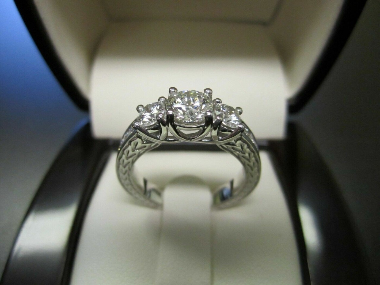 2.50 Ct Lab-Created White Diamond Vintage Style Wedding Ring 925 Sterling Silver