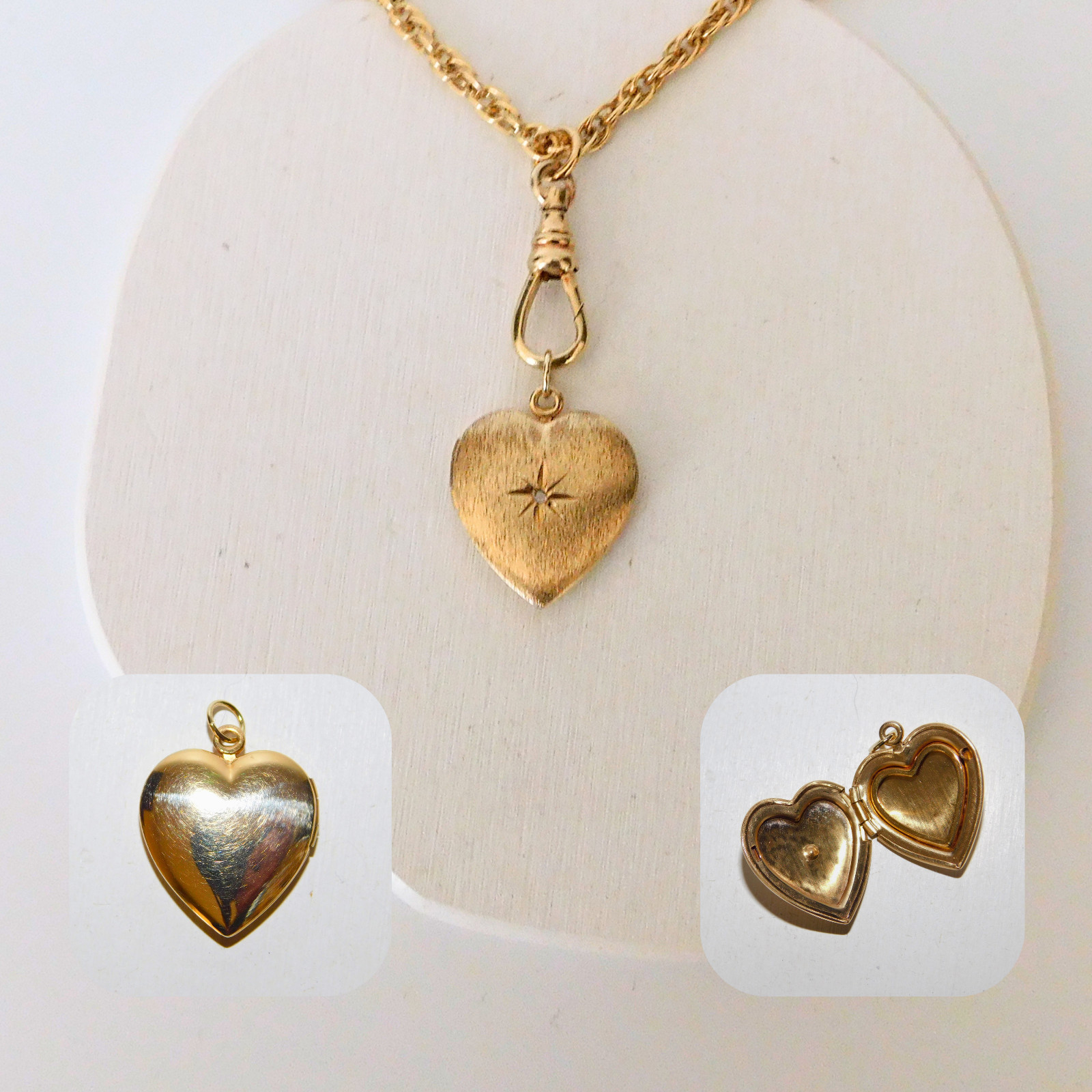 Vintage AJC Co. 1/20 12k Gold Filled Rope Chain Necklace , Watch Charm Fob, 27″